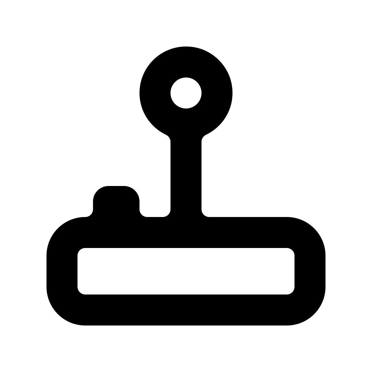 softteal line style joystick icon