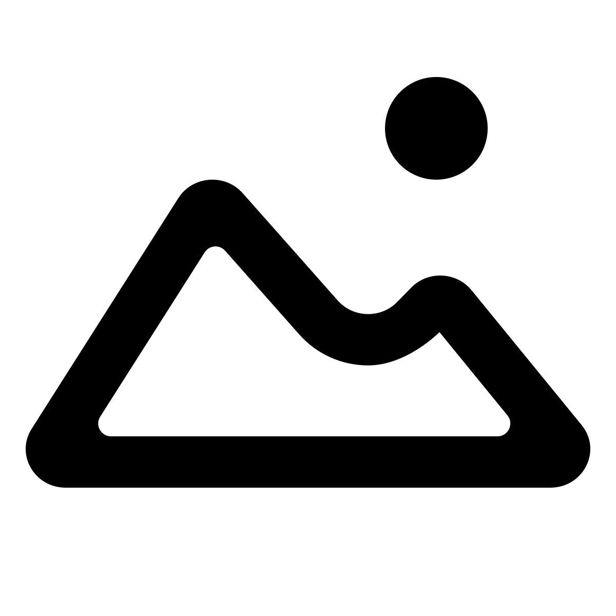 softteal line style landscape icon