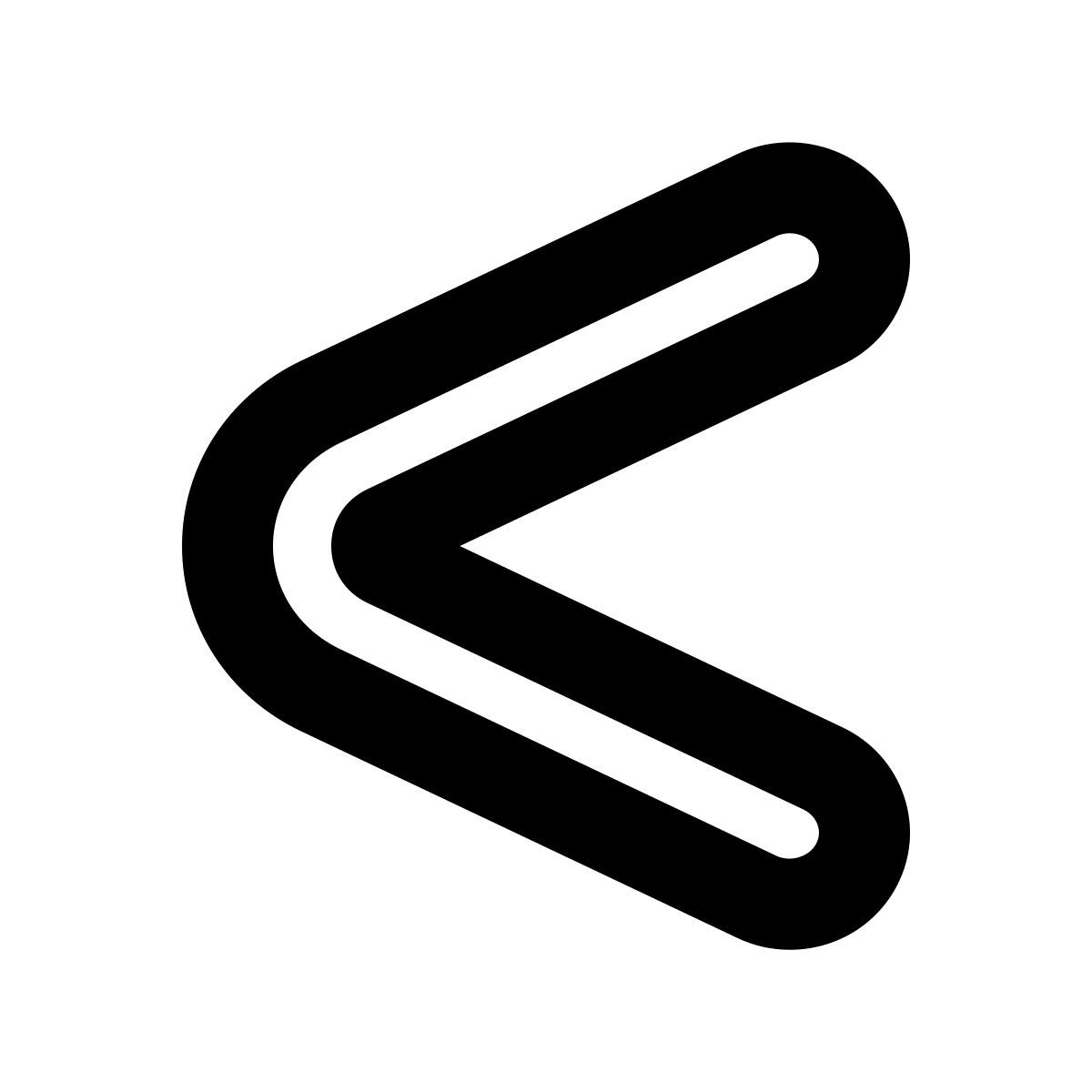 softteal line style menor que icon
