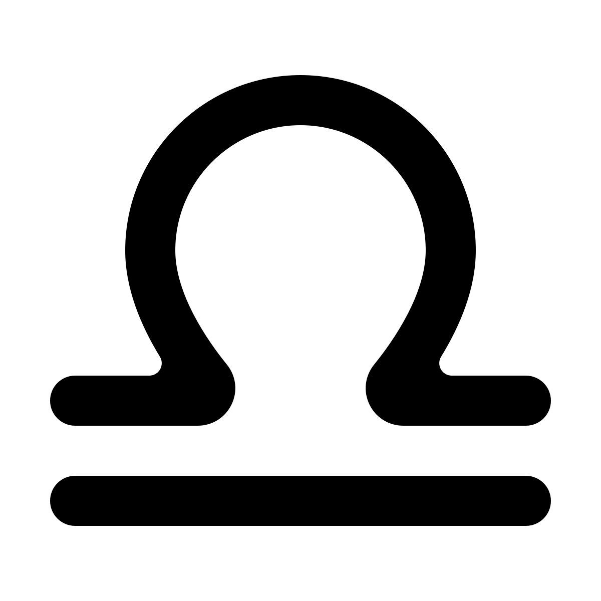 softteal line style 천칭 icon