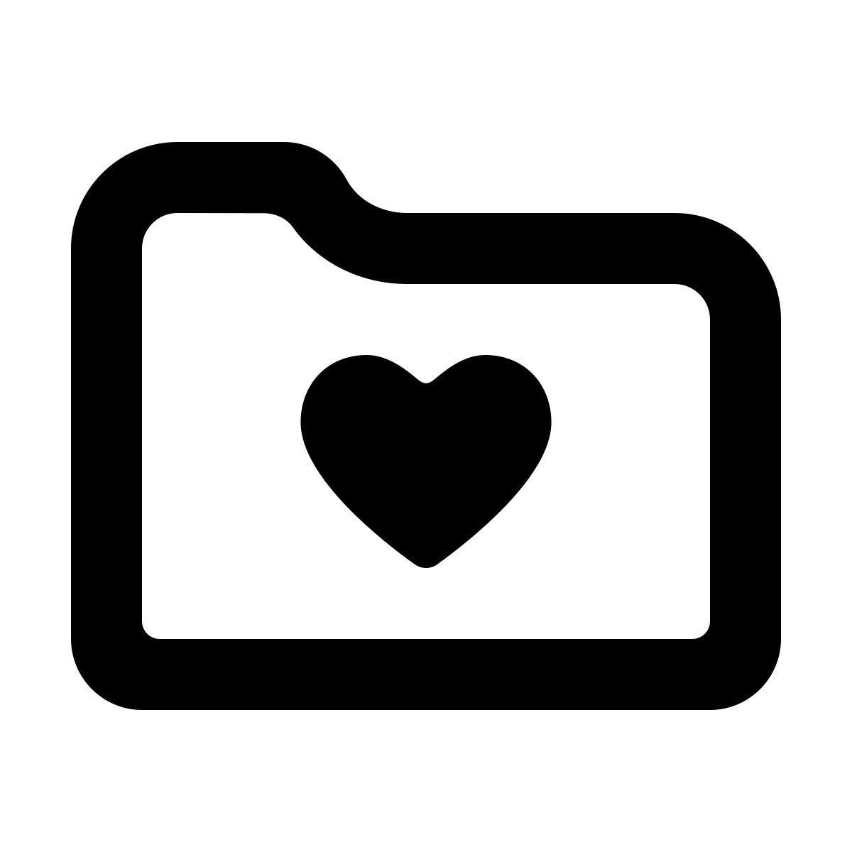 softteal line style お気に入りフォルダ icon