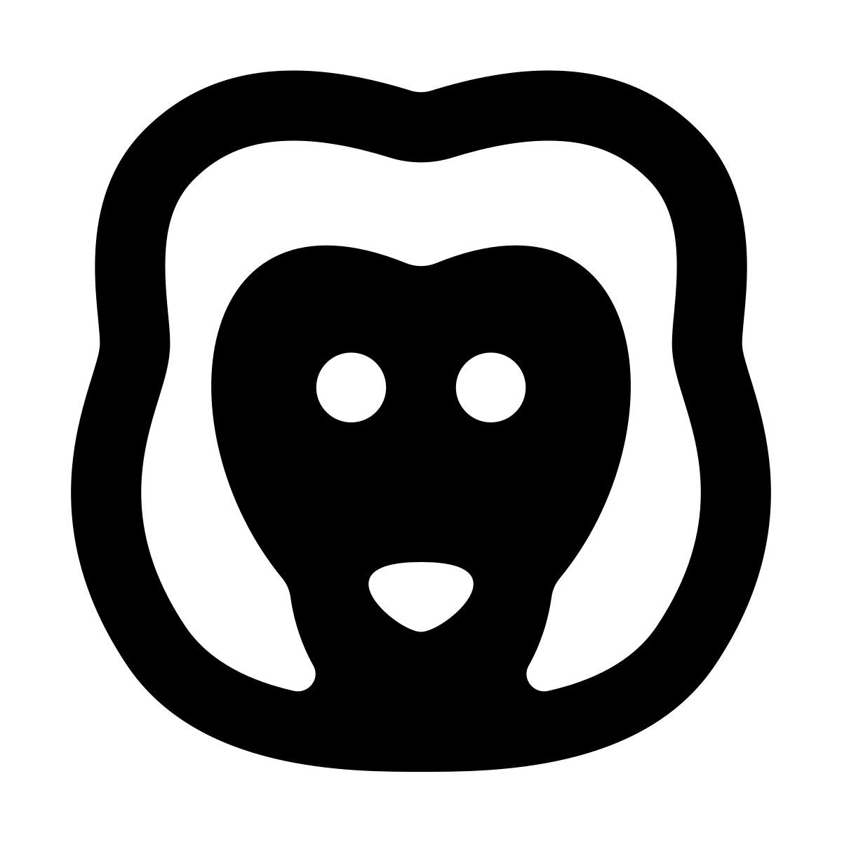 softteal line style león icon