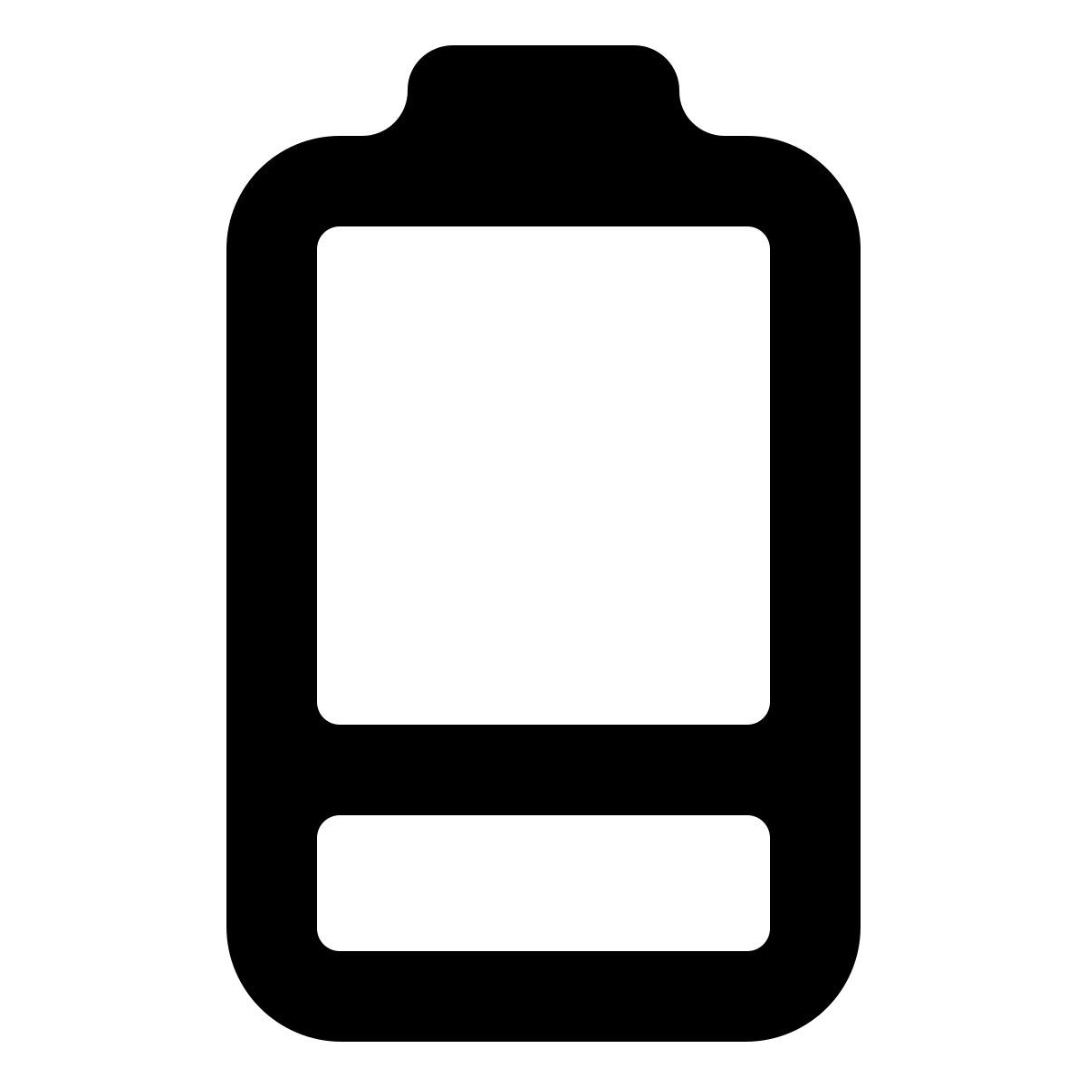 softteal line style low battery icon