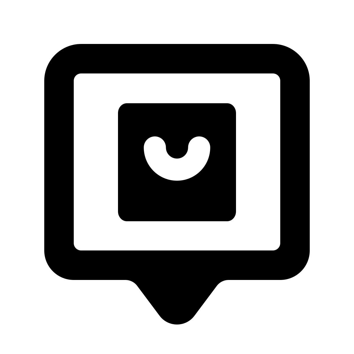 softteal line style market square icon