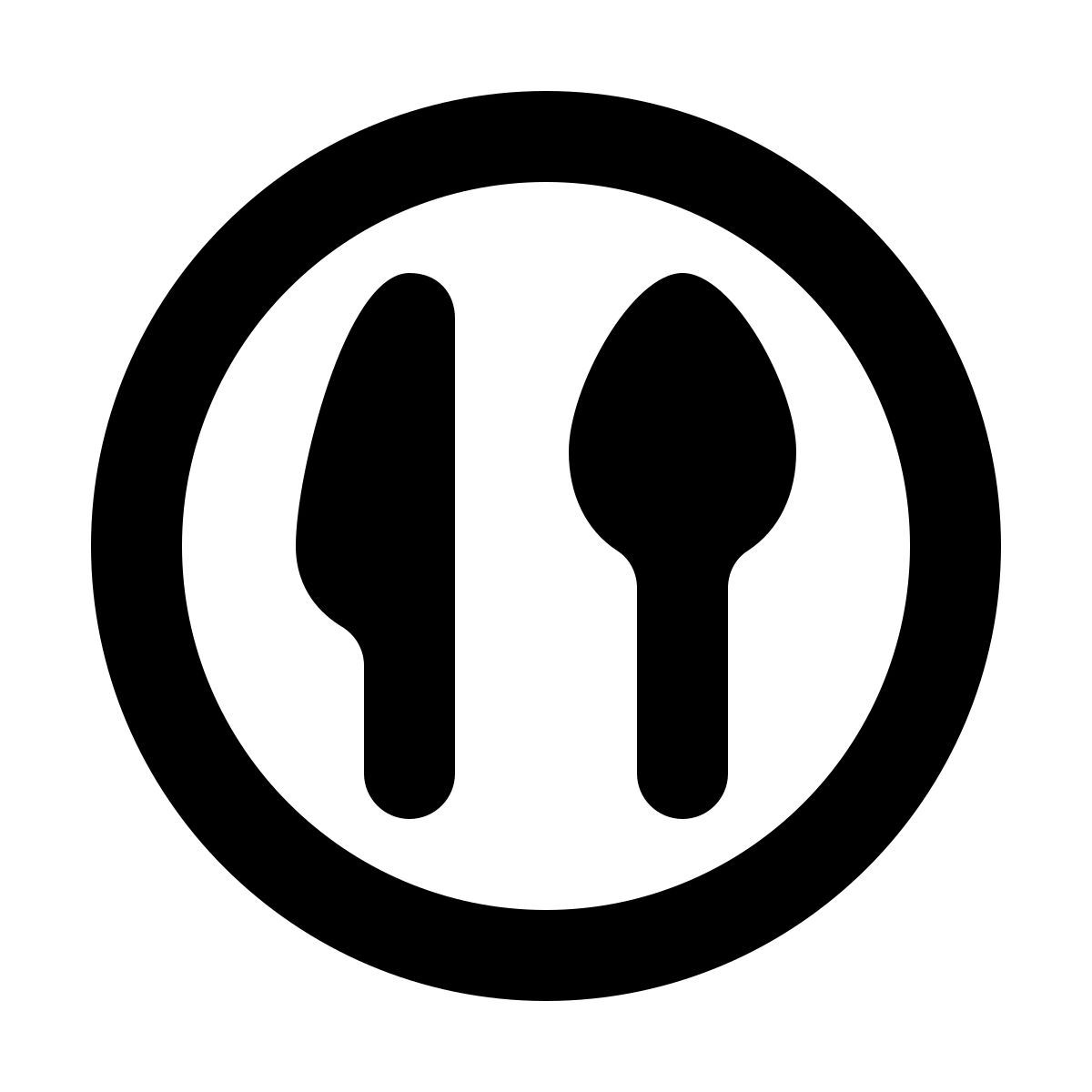 softteal line style refeição icon