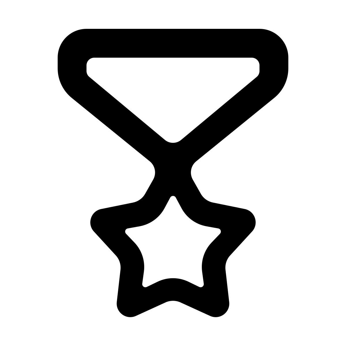 softteal line style medaglia icon