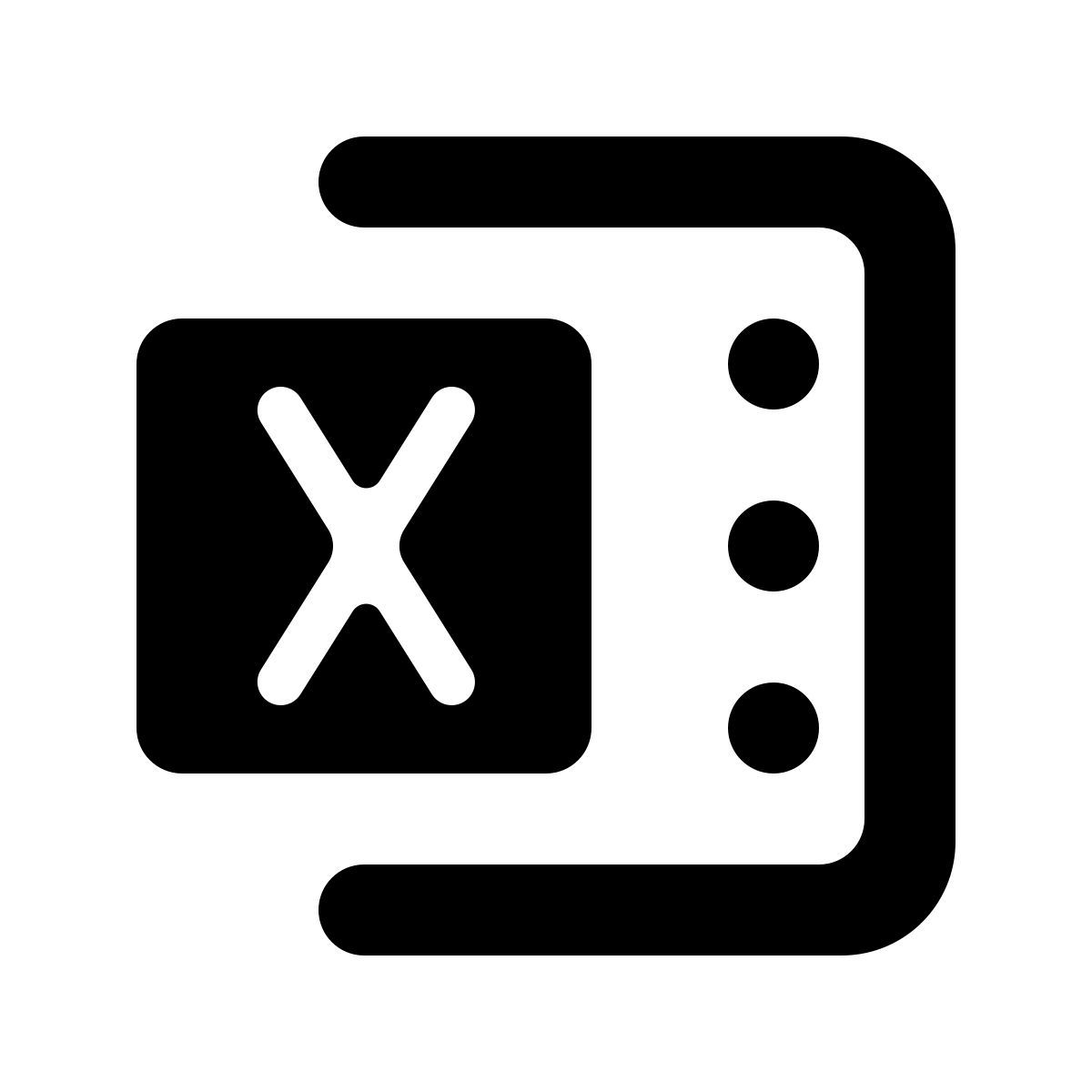 softteal line style microsoft excel 2019 icon