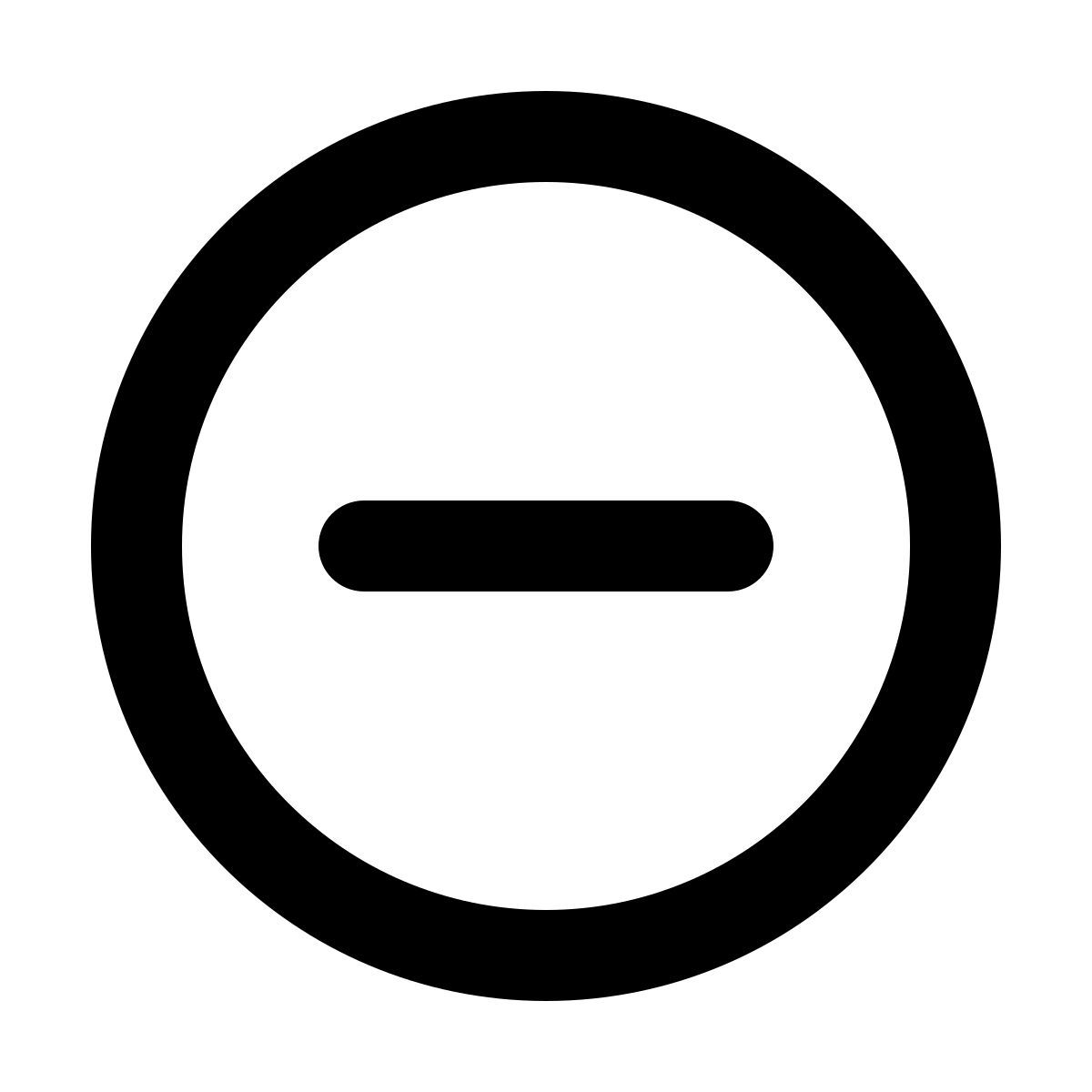 softteal line style 빼기 기호 icon