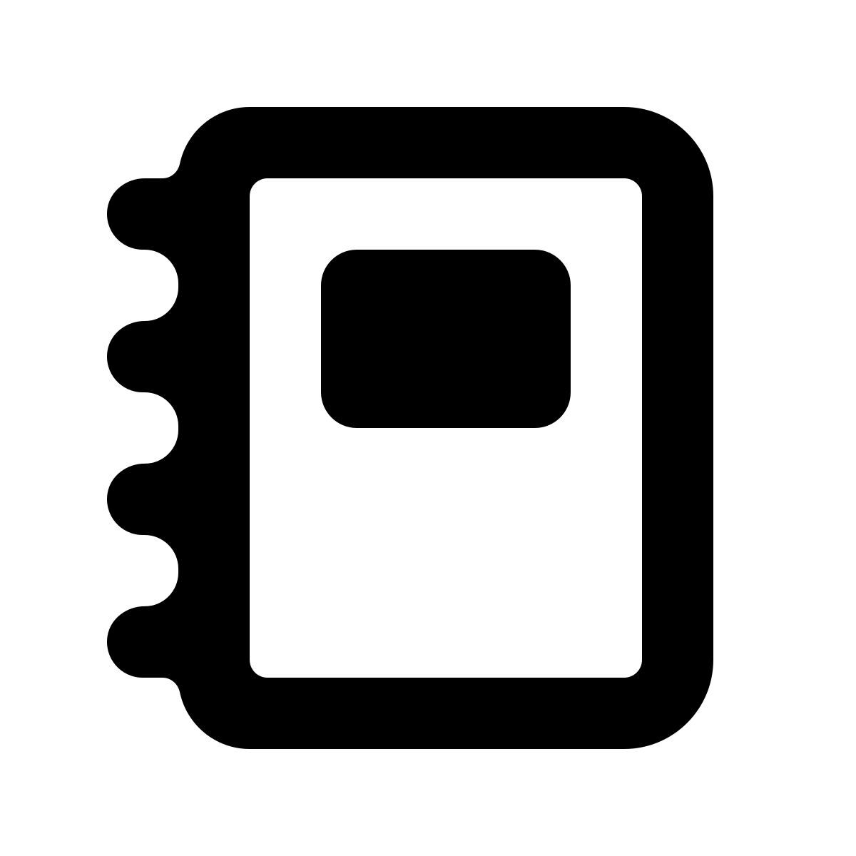 softteal line style moleskine icon