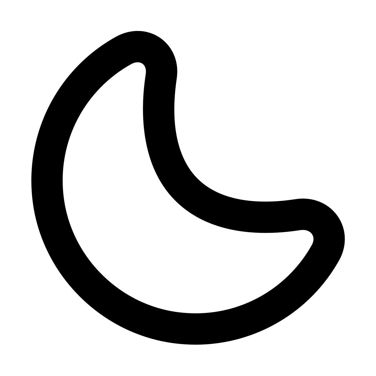 softteal line style dark mode icon