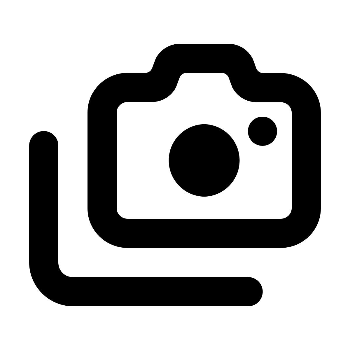 softteal line style 複数のカメラ icon