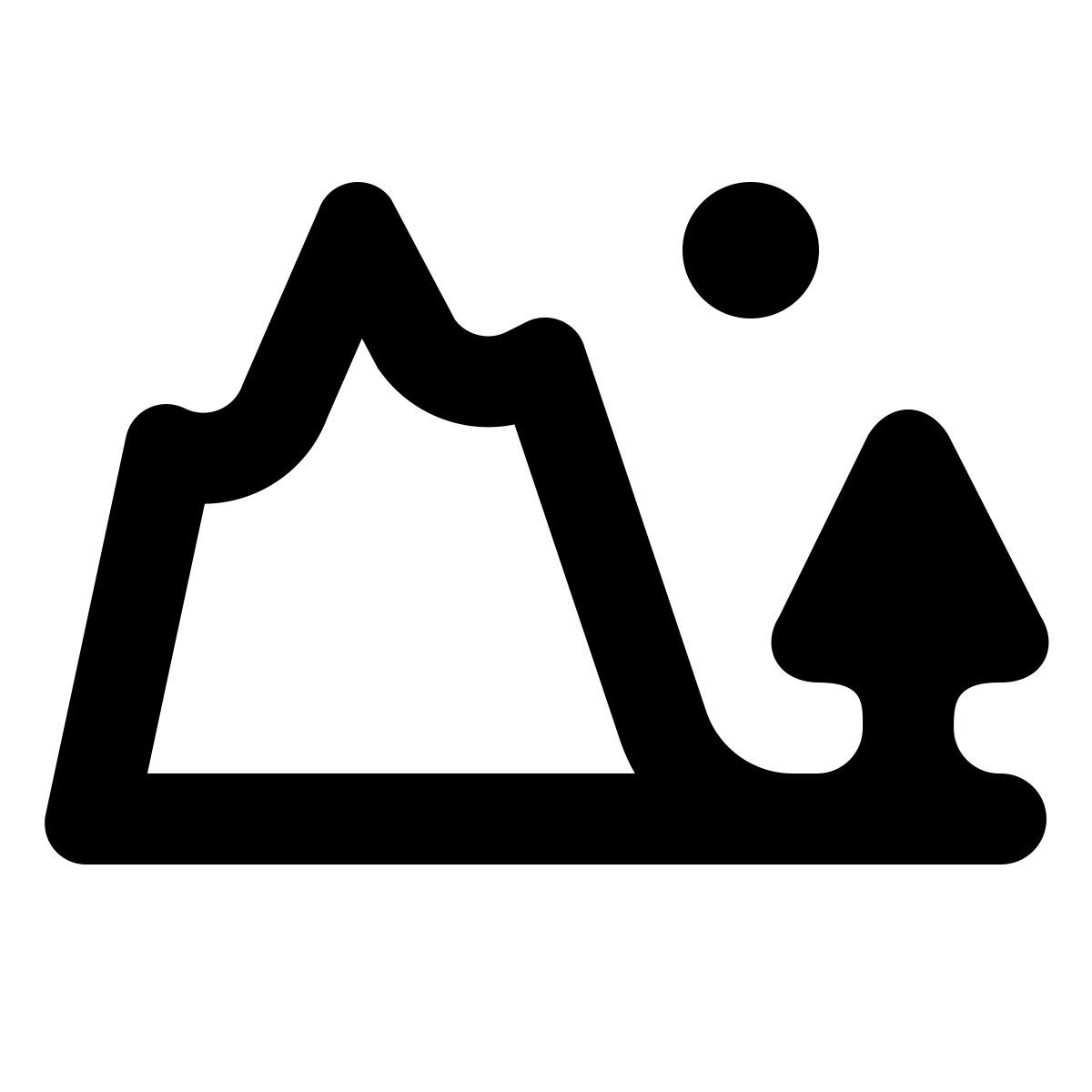 softteal line style nationalpark icon