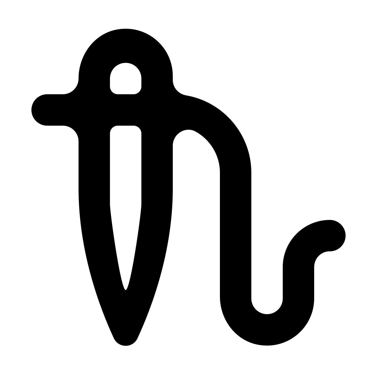 softteal line style needle icon