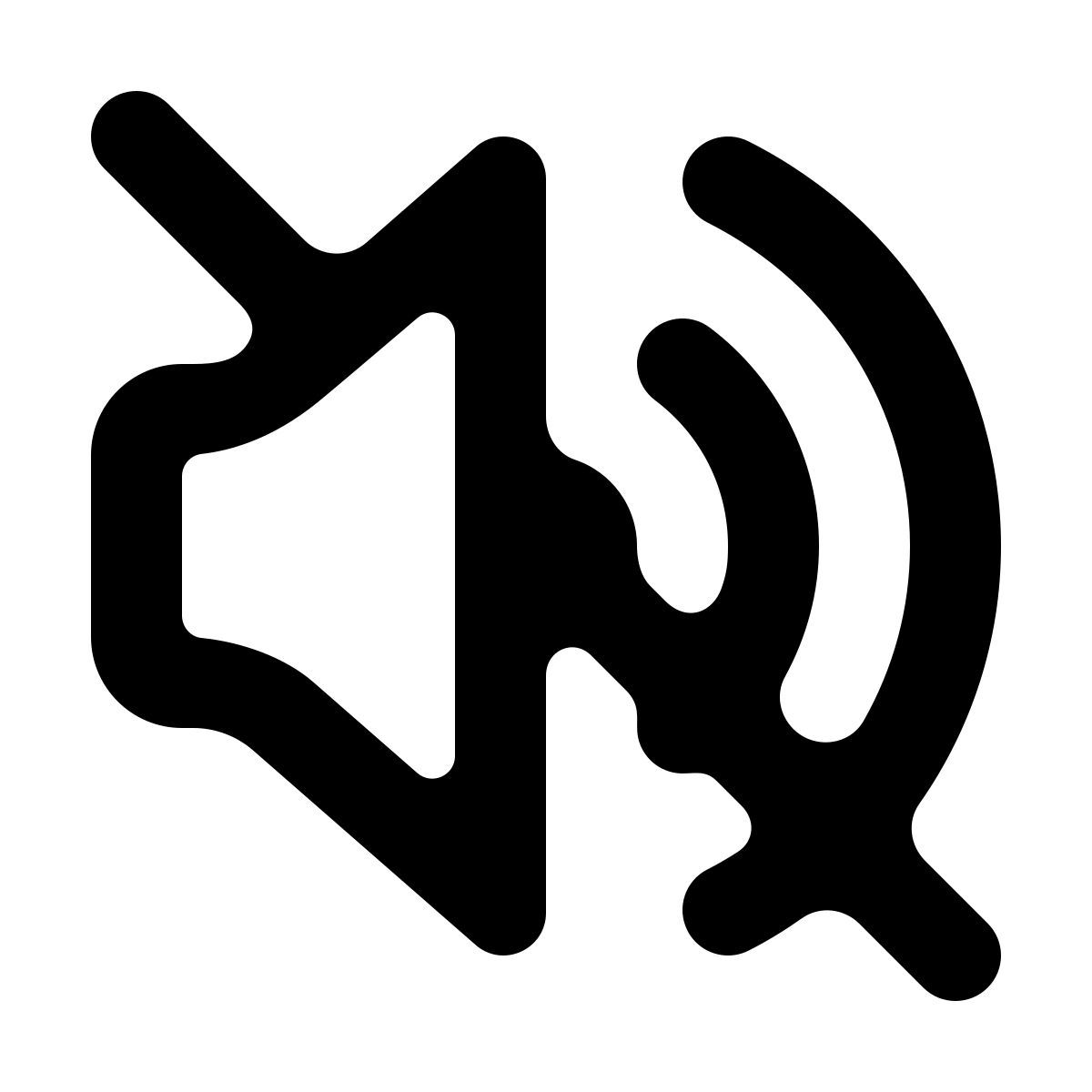 softteal line style nessun audio icon