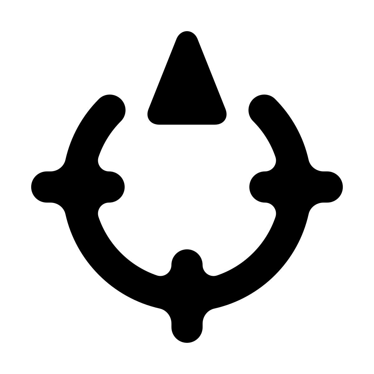 softteal line style direzione nord icon