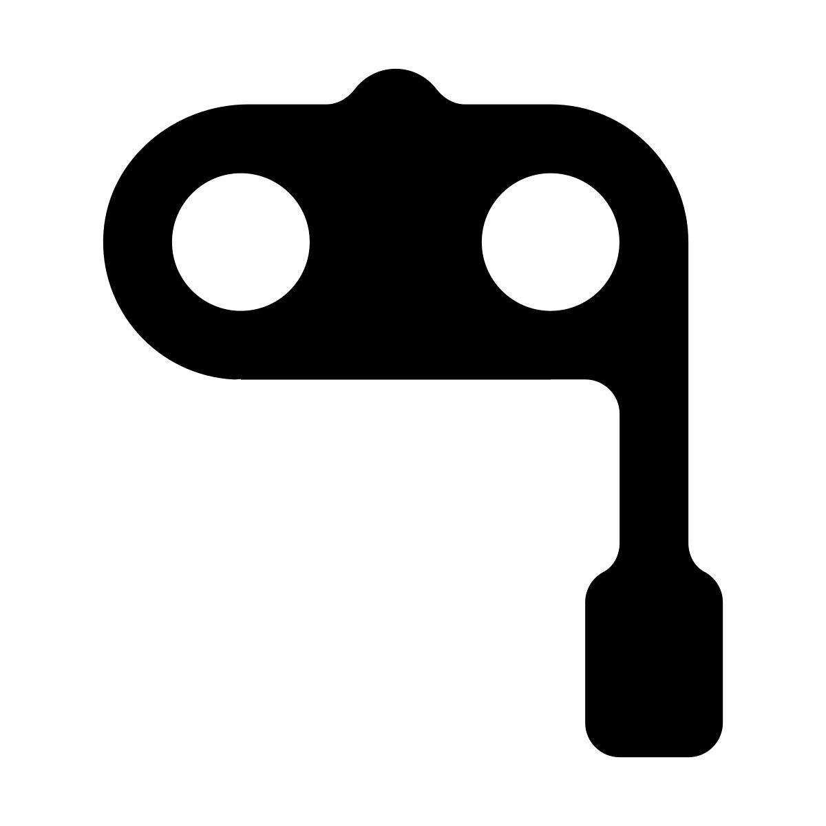 softteal line style 오페라 안경 icon