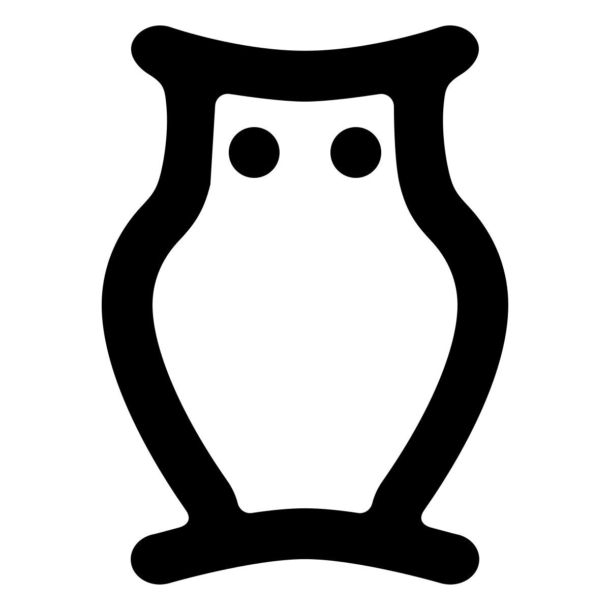 softteal line style gufo icon