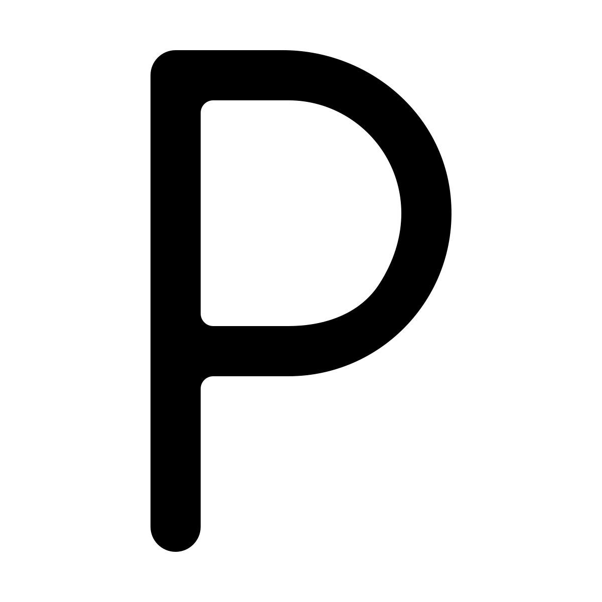softteal line style p icon