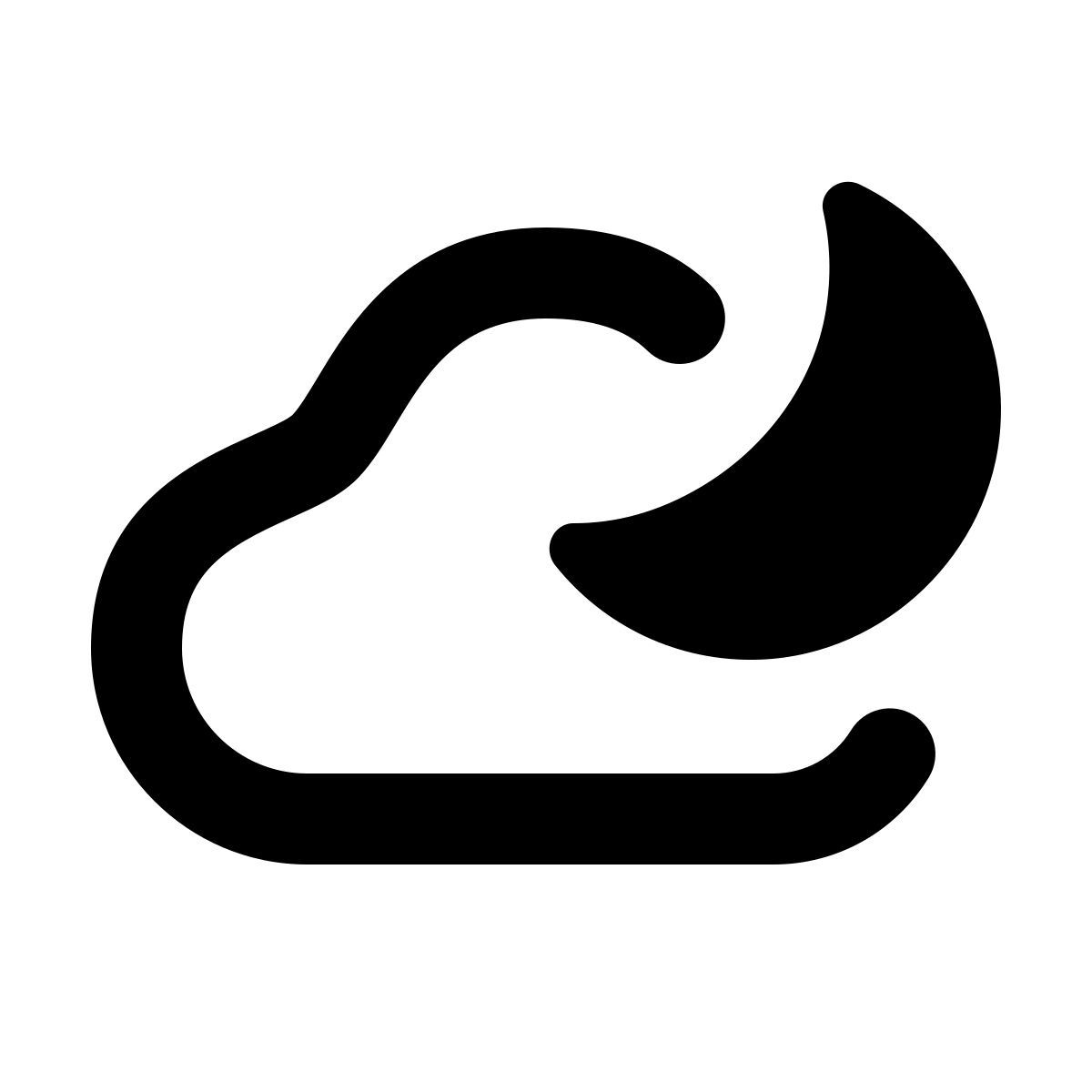 softteal line style night icon