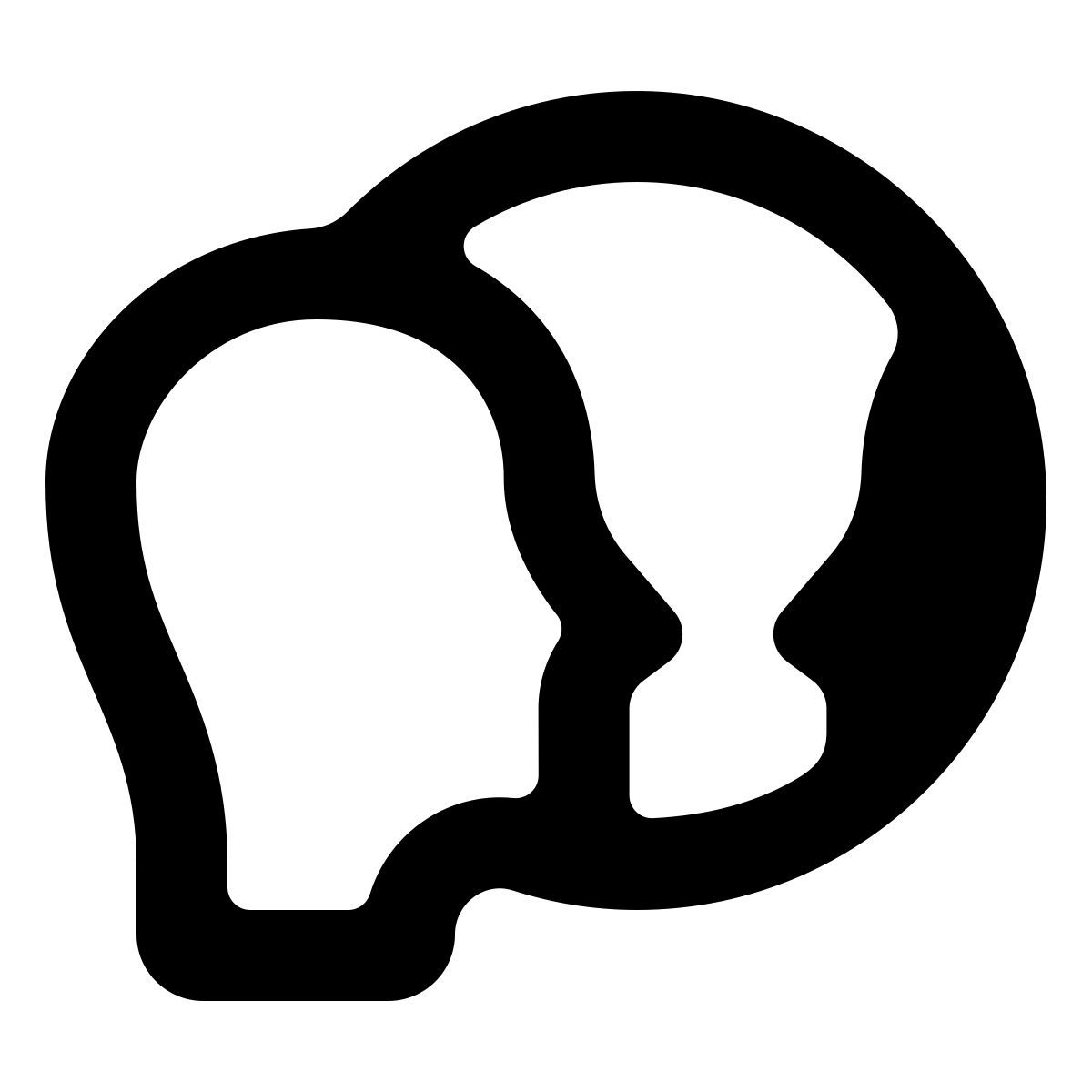 softteal line style reflection icon