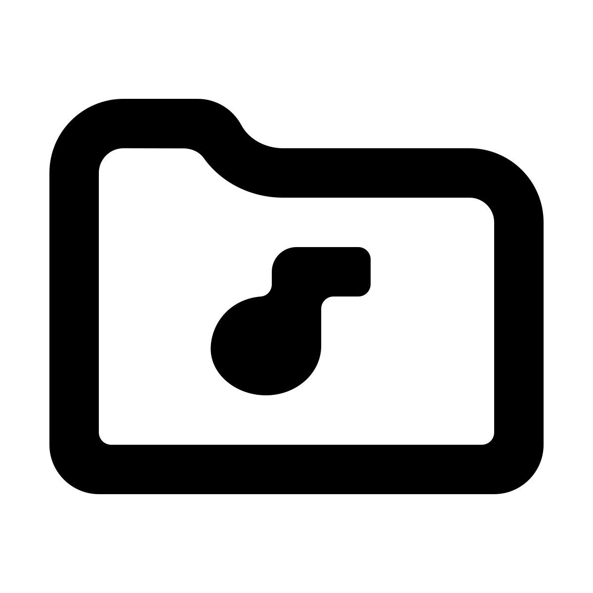 softteal line style musikordner icon