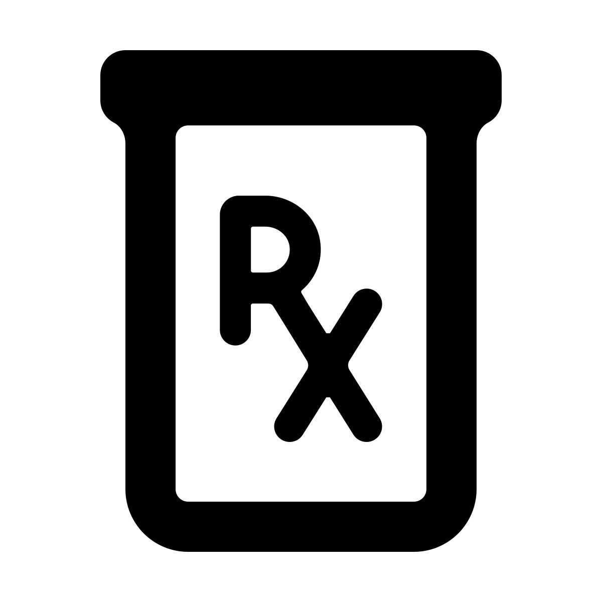 softteal line style frasco de comprimidos com prescrição médica icon