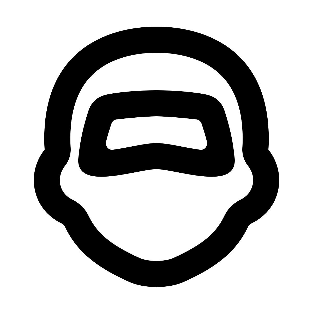 softteal line style mascherina icon
