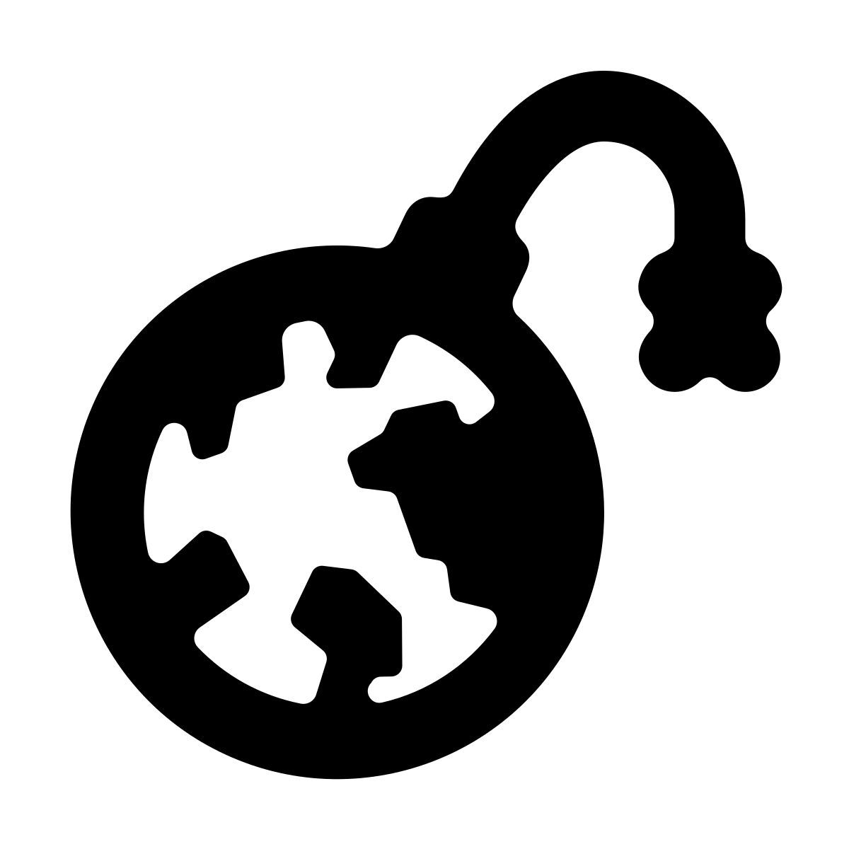 softteal line style bombear icon