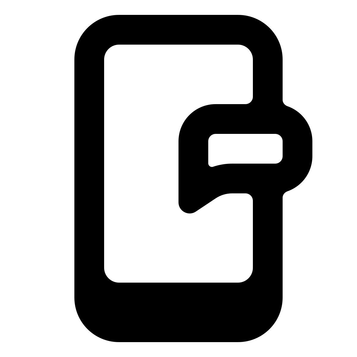 softteal line style push notifications icon