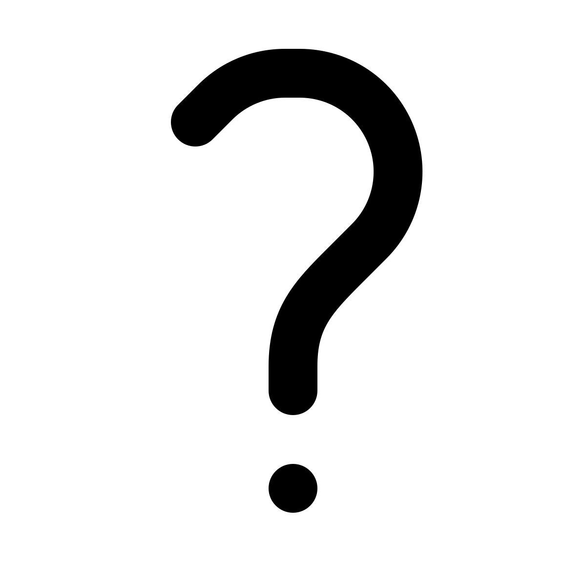 softteal line style punto interrogativo icon