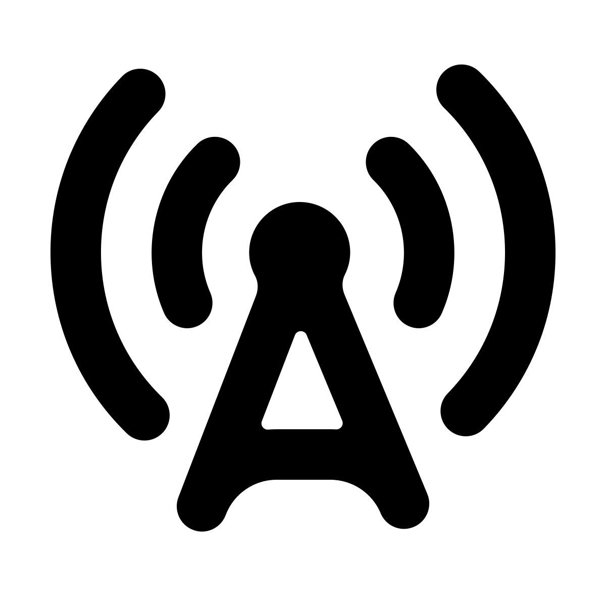 softteal line style 无线电塔 icon