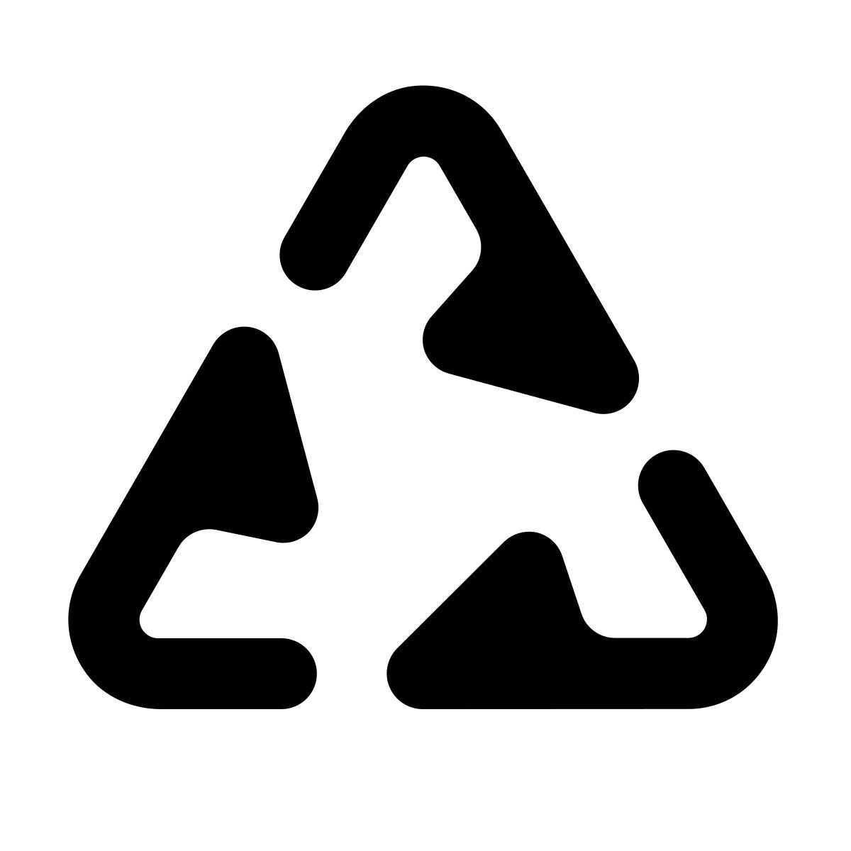 softteal line style reciclaje icon