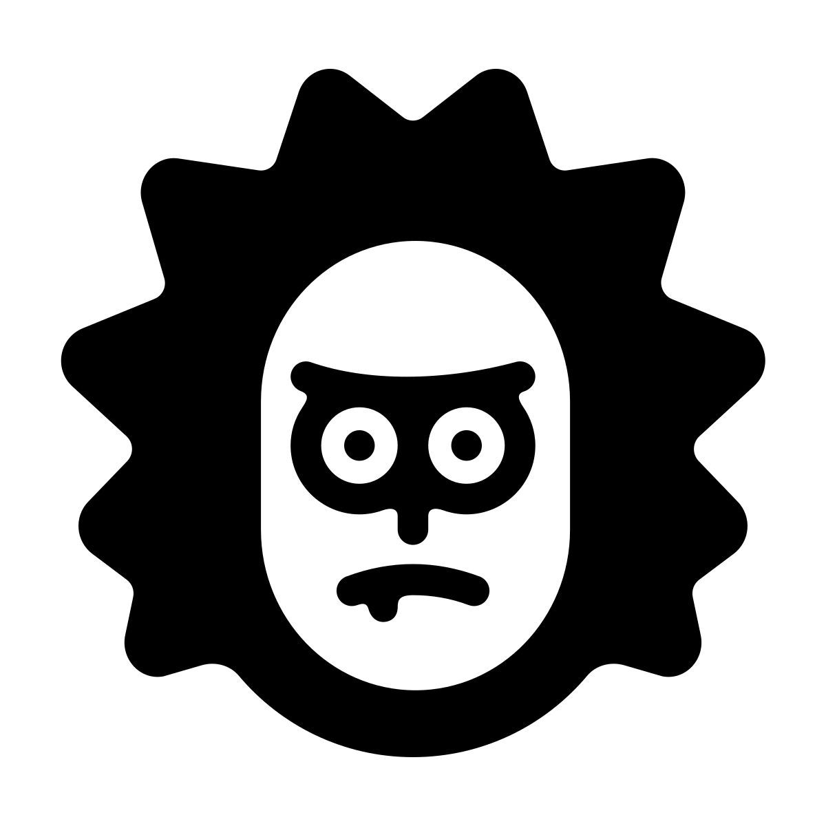softteal line style rick sanchez icon