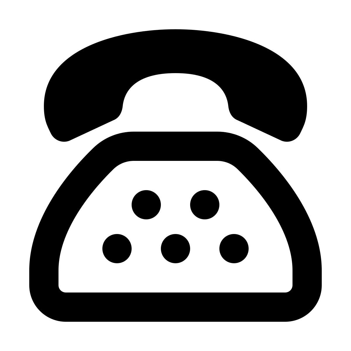 softteal line style 着信中の電話 icon