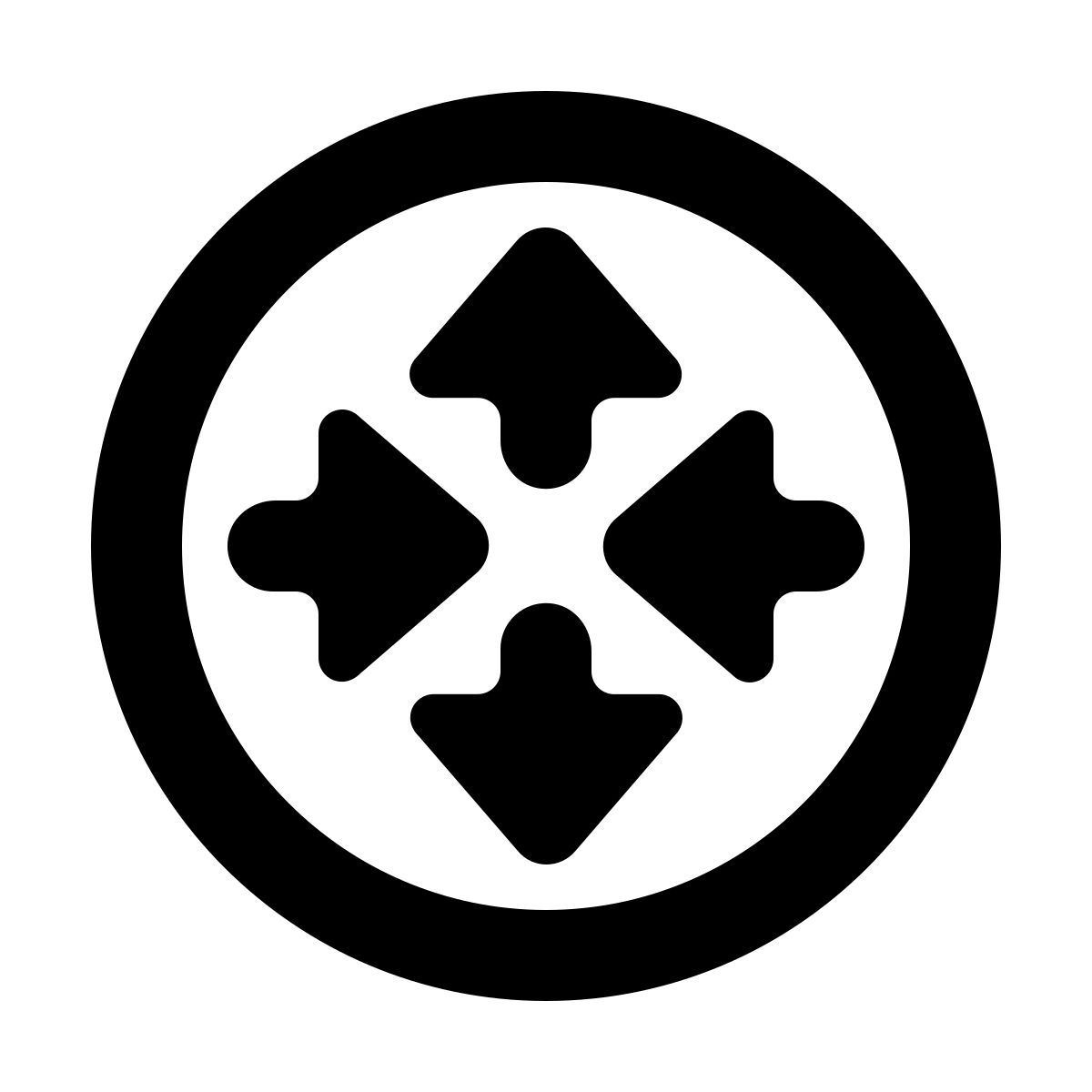 softteal line style router symbol icon