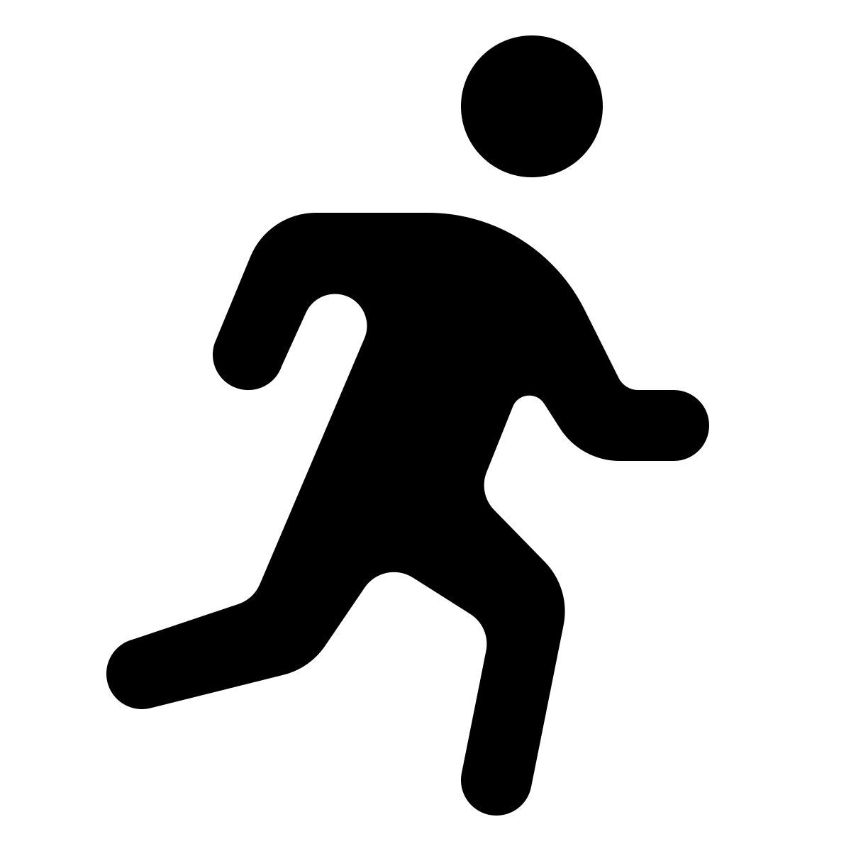 softteal line style 跑步 icon