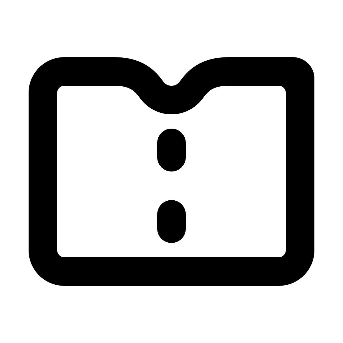 softteal line style opuscolo cucito a sella icon