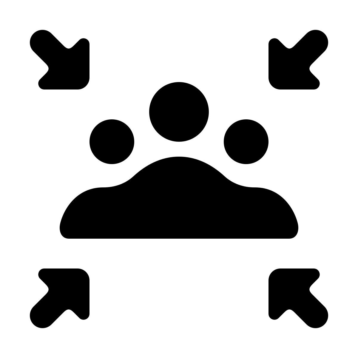 softteal line style point de rassemblement icon