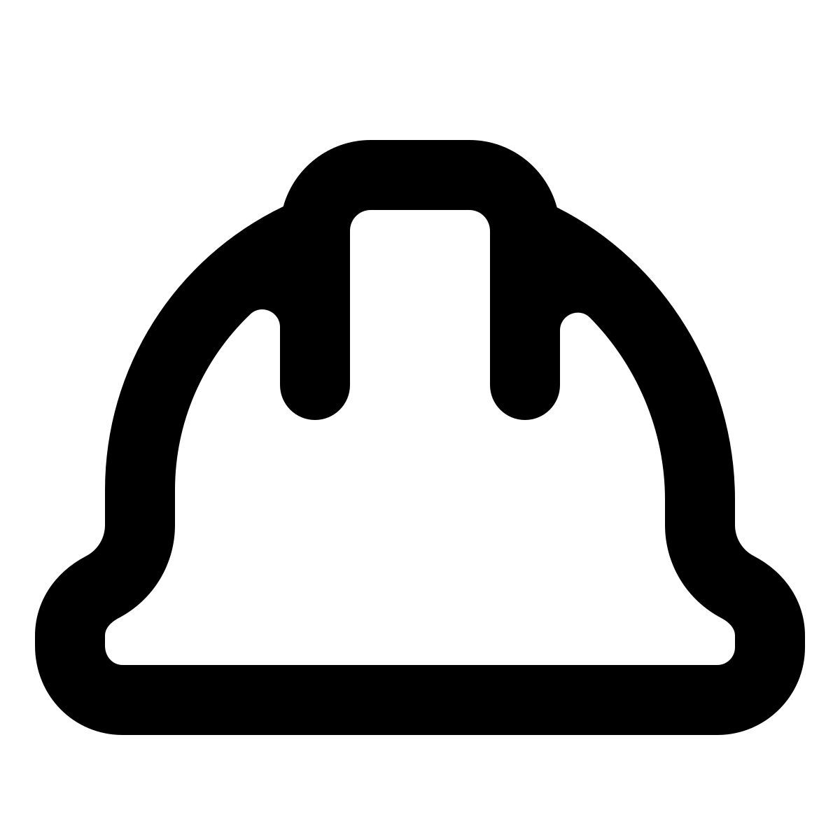 softteal line style 安全帽子 icon