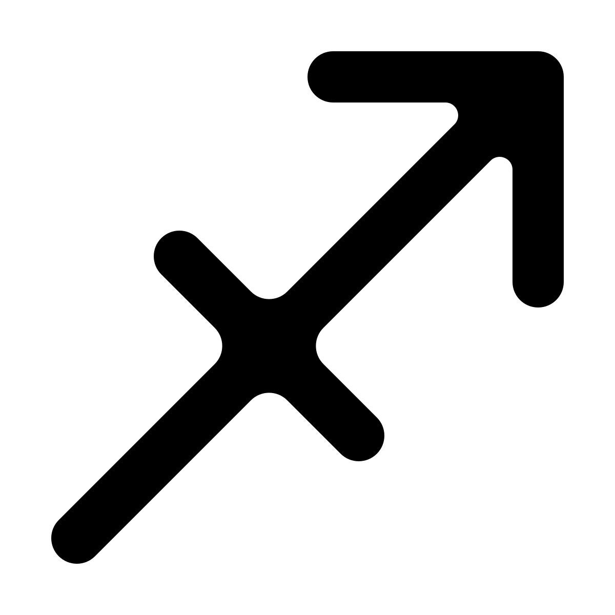 softteal line style sagittario icon