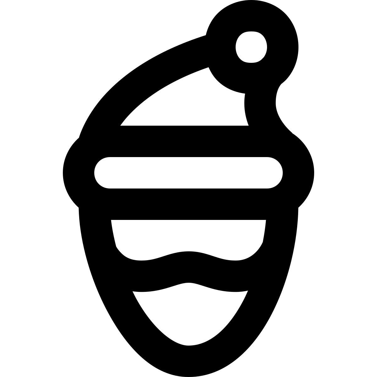 softteal line style santa icon
