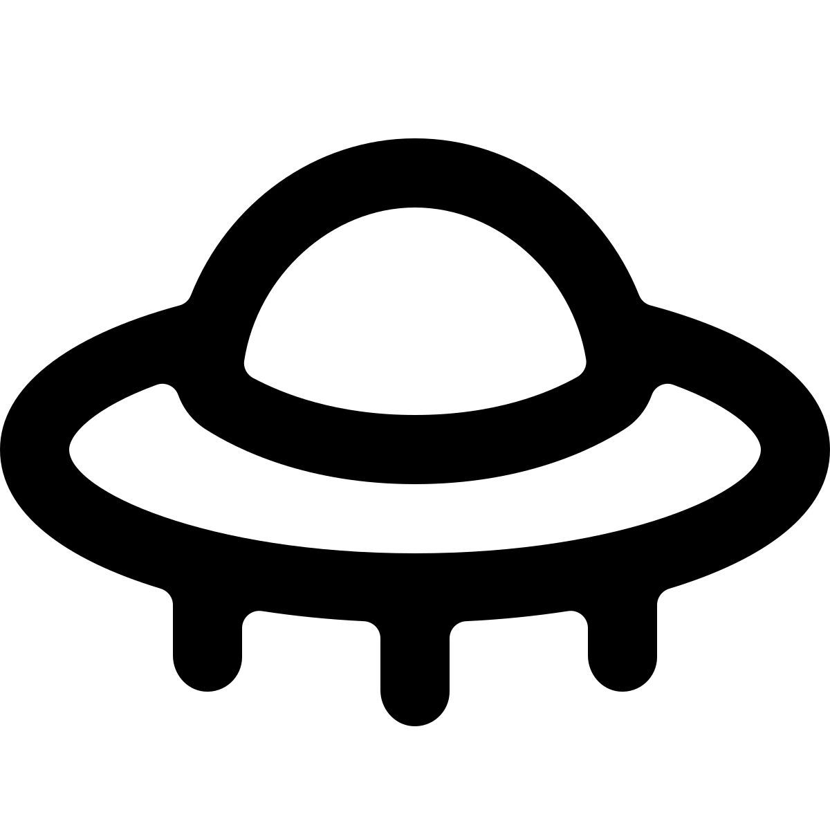 softteal line style science fiction icon
