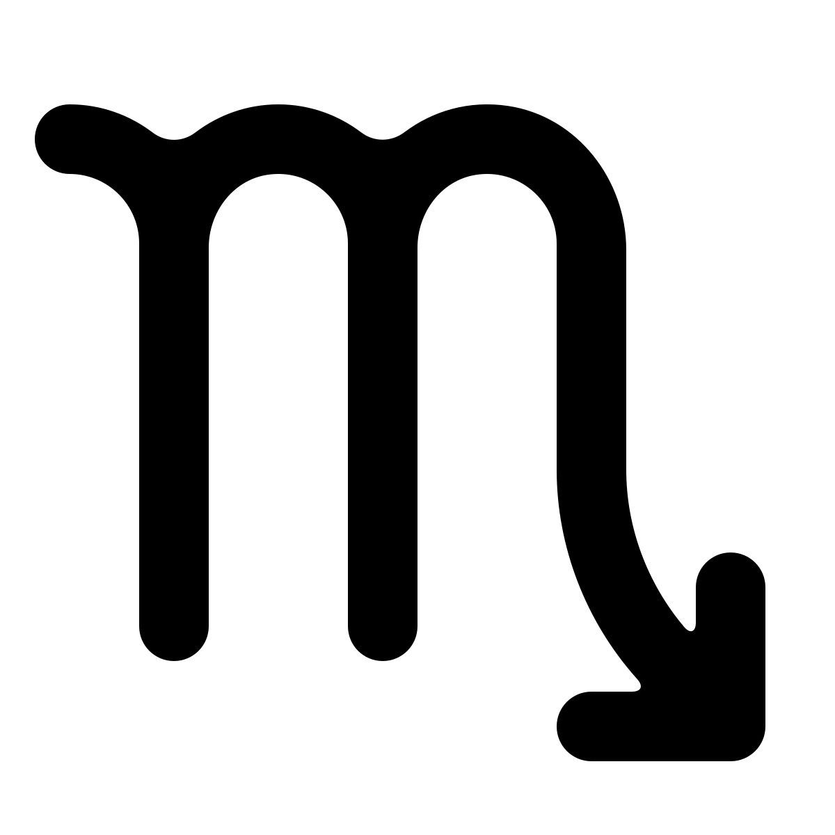softteal line style scorpione icon