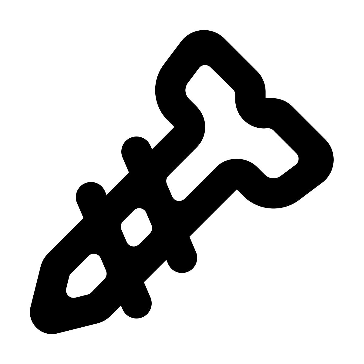 softteal line style screw icon