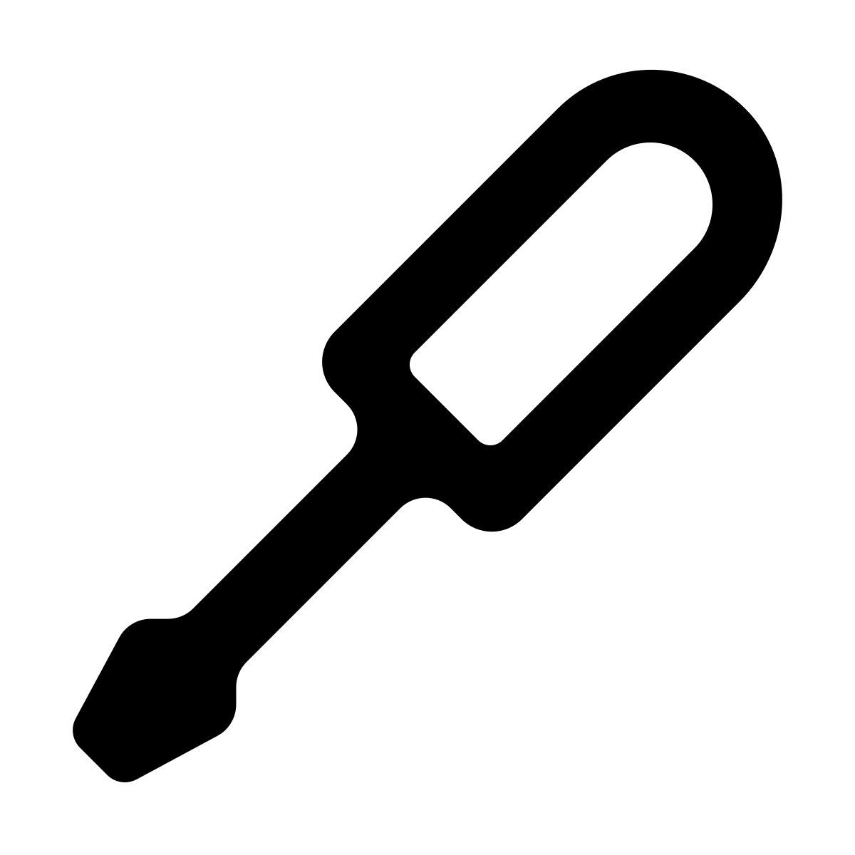 softteal line style screwdriver icon