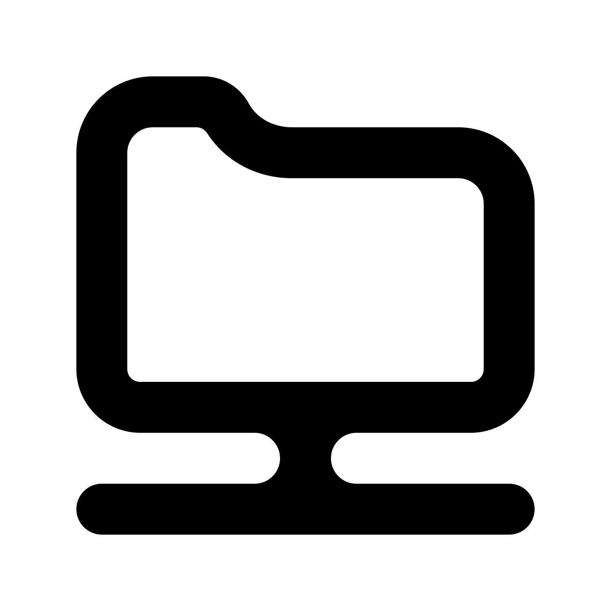 softteal line style freigegebenen ordner icon