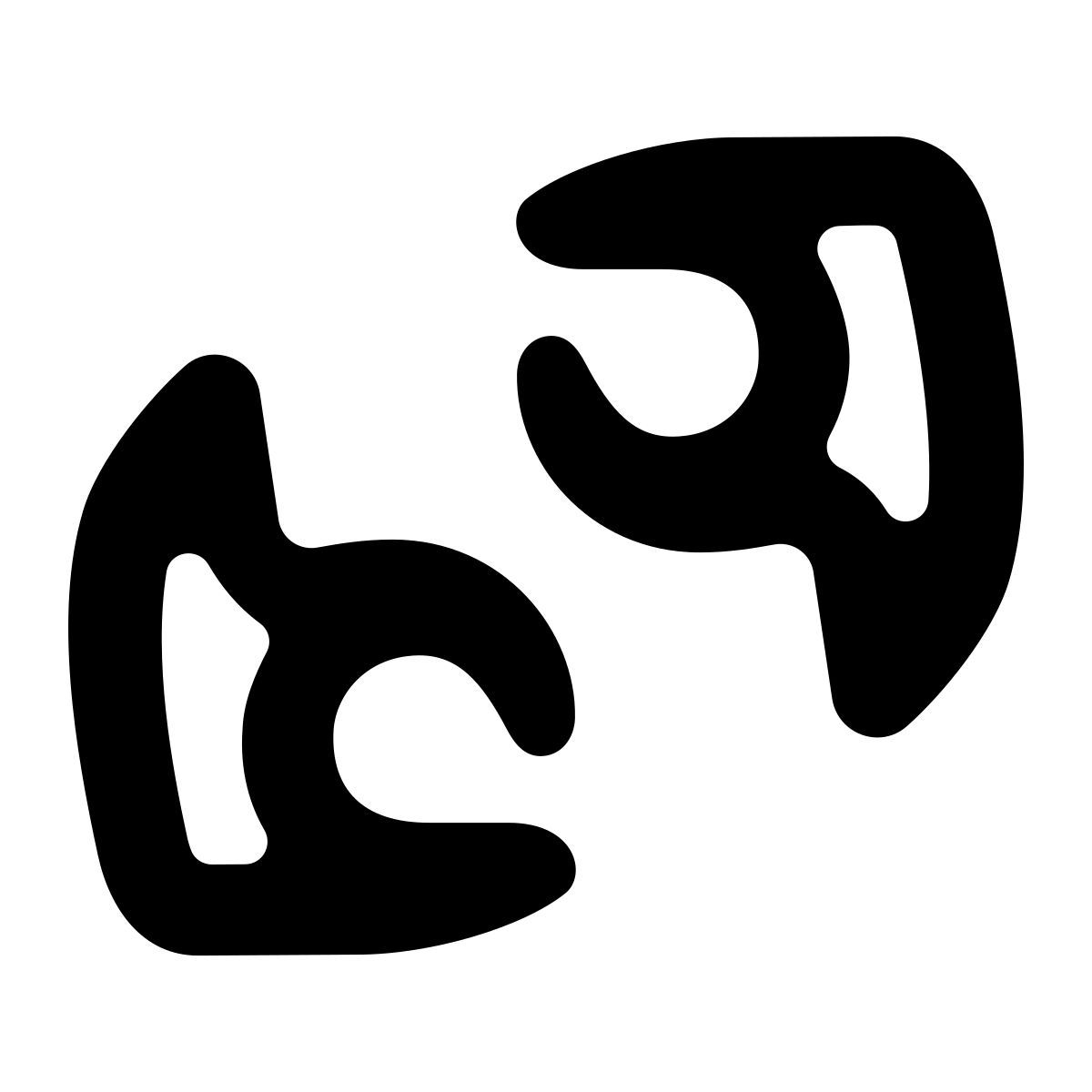 softteal line style sign language icon