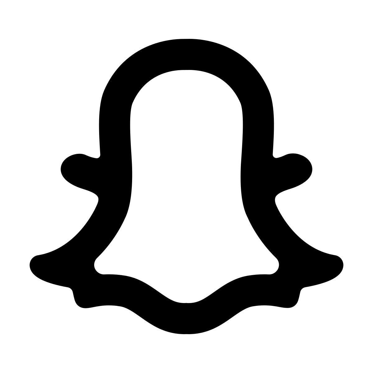softteal line style snapchat icon
