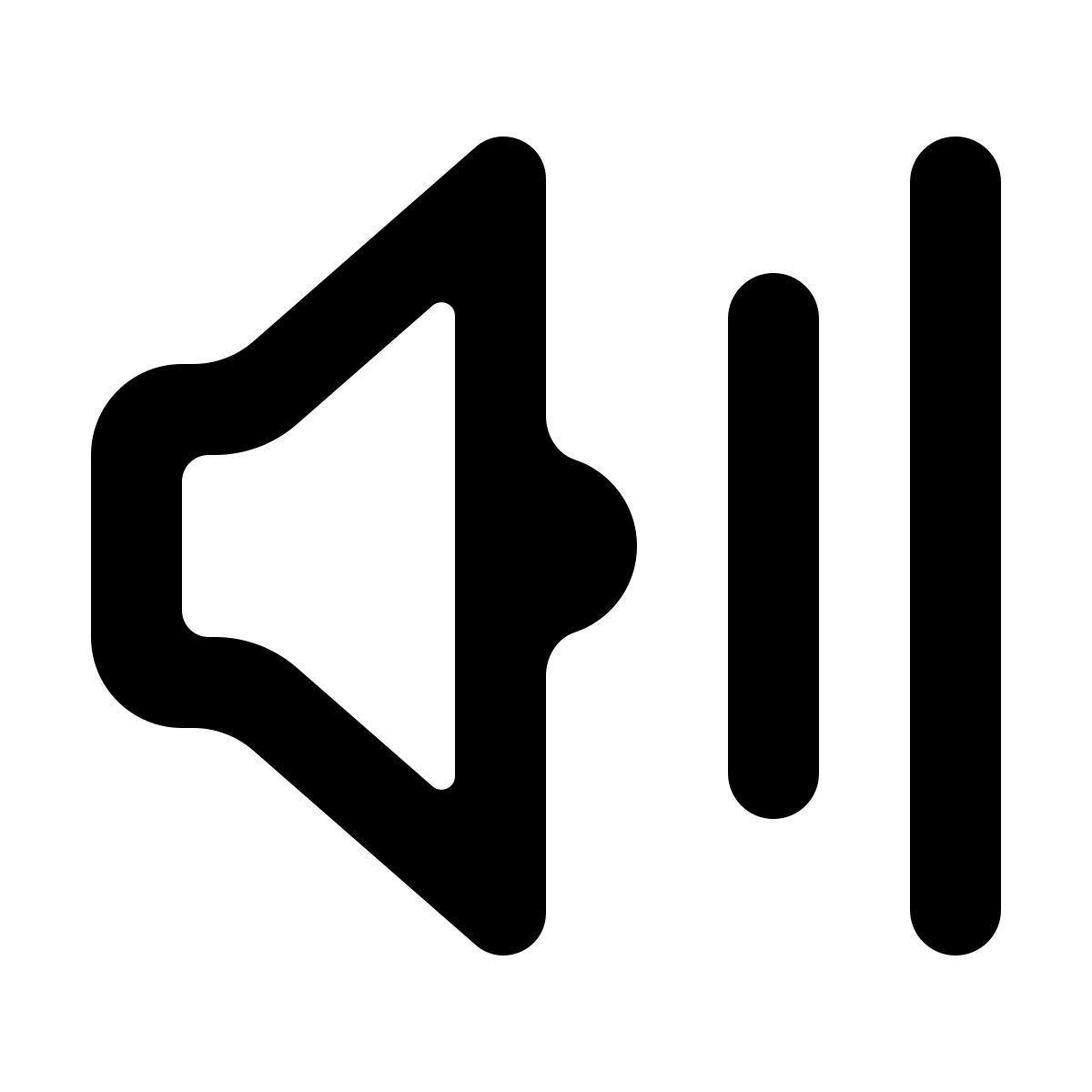 softteal line style 扬声器 icon