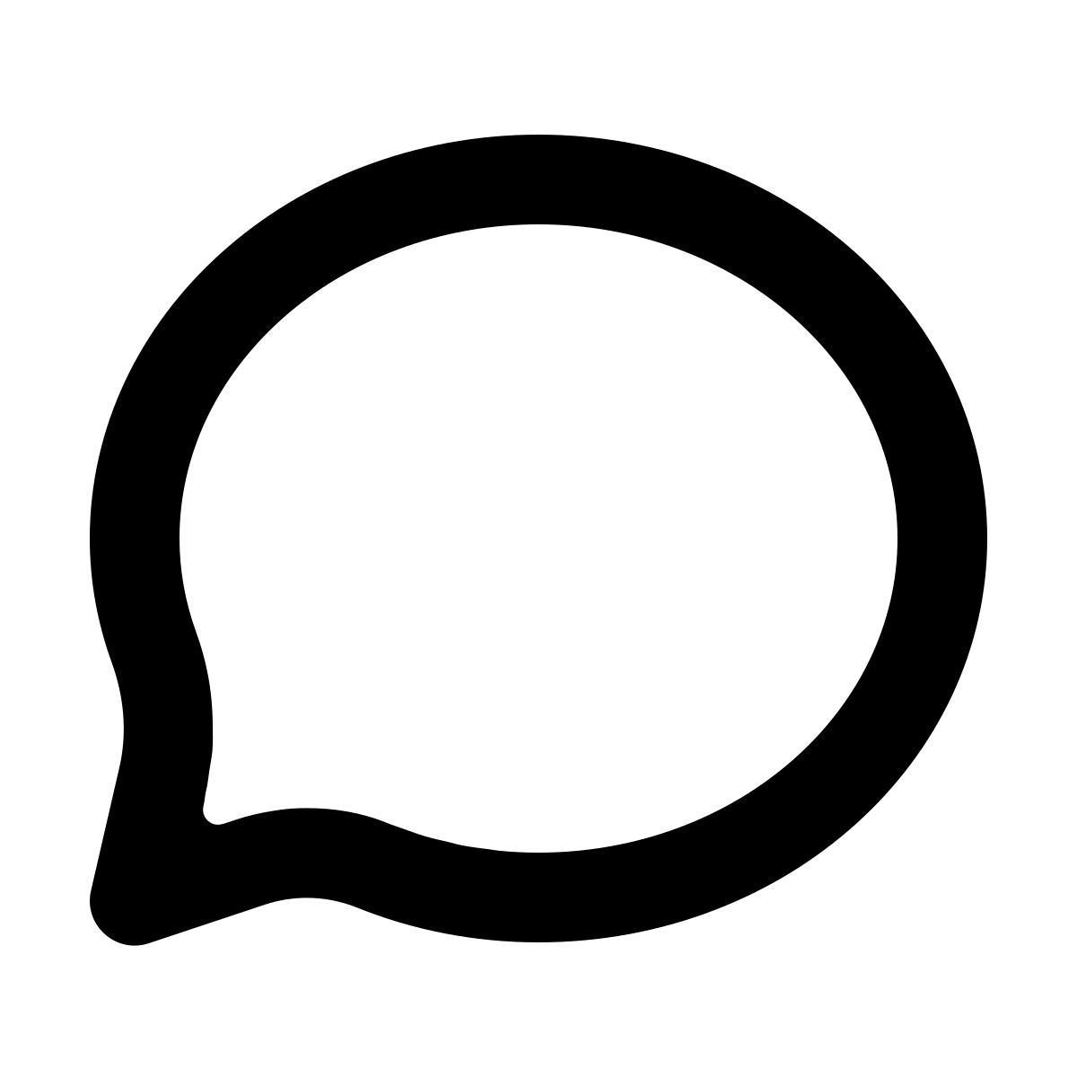 softteal line style sprechblase icon